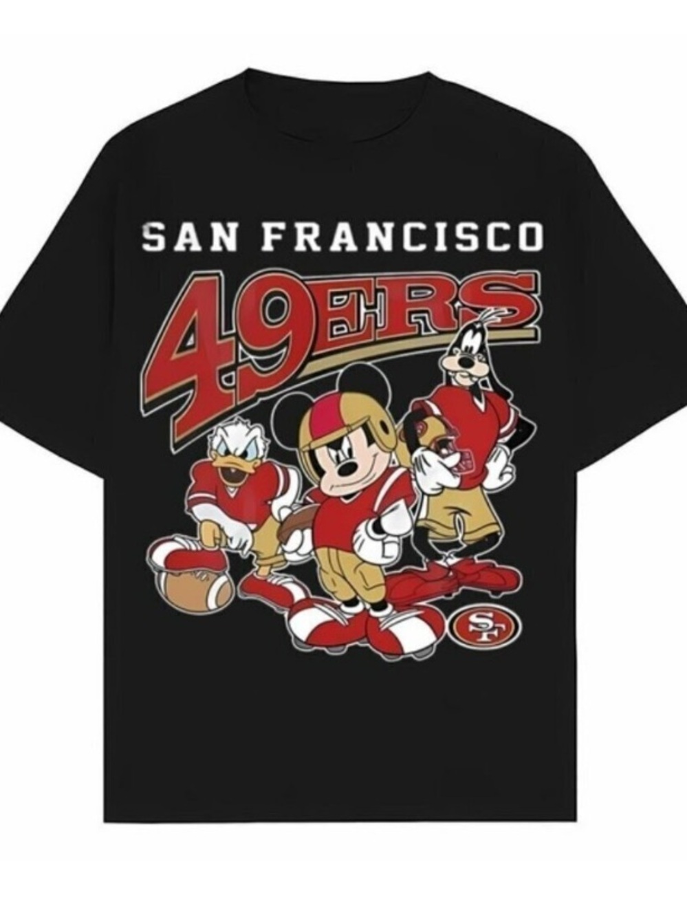 Mickey Mouse San Francisco 49ers NFL Fan T-Shirt